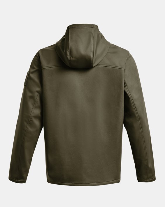 Men's UA Tactical Softshell Jacket, Green, pdpMainDesktop image number 4